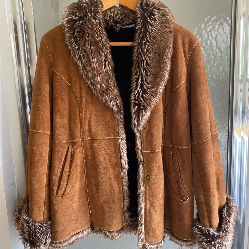 Warm Leather coat